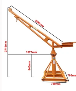 Khung Cẩu Xoay 360 Độ Kenbo KCX8-4 800Kg Đế Liền Trụ
