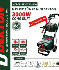 Máy Rửa Xe 3000W Dekton DK-CWR3000A LUXURY